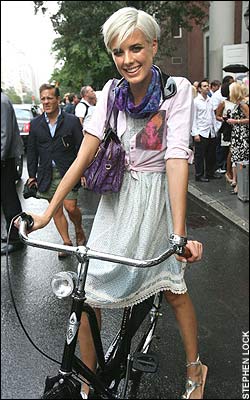 las bicis vintage están de moda entre las celebrities