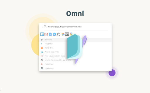 Omni - tabs, history and bookmarks by Tefter