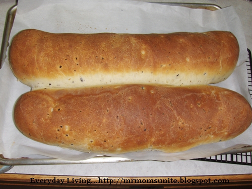 photo of the bread after baking