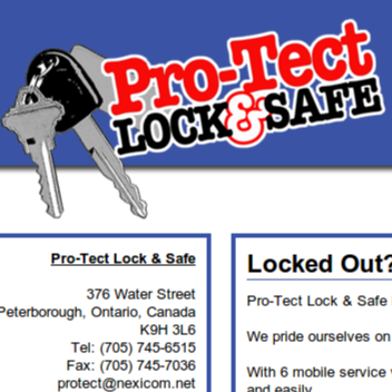 Pro-Tect Lock and Safe logo