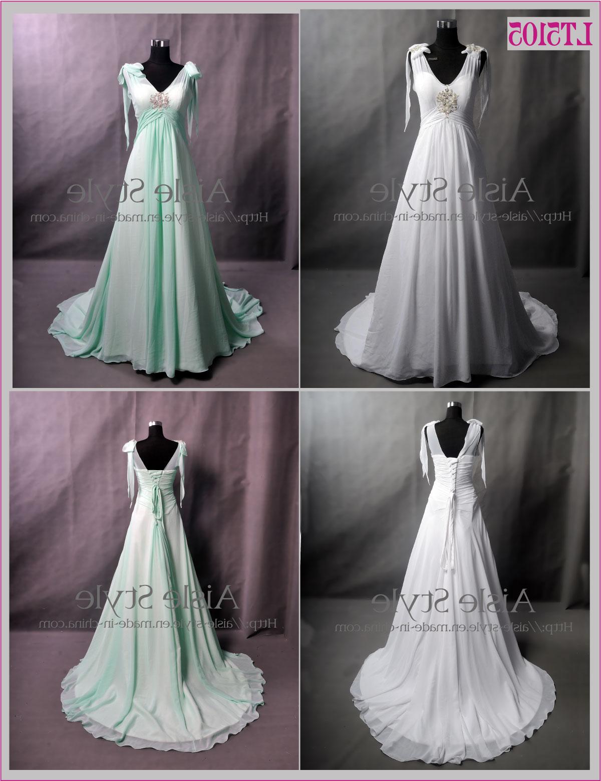 chiffon wedding dresses