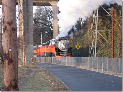 IMG_1099 Southern Pacific Daylight GS-4 4-8-4 #4449 in Portland, Oregon on December 11, 2009