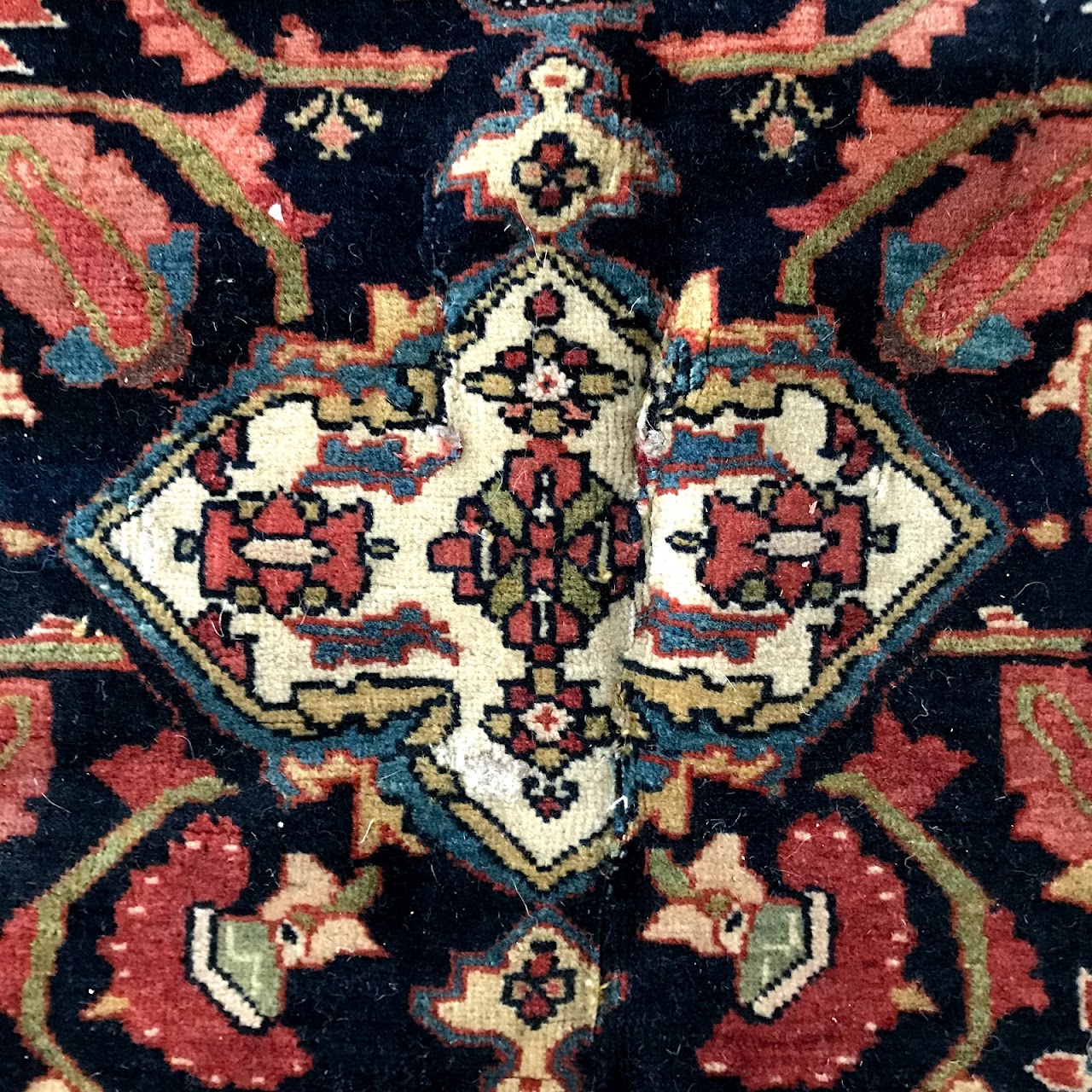 Wool Floral Area Rug