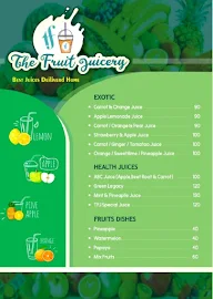 The Fruit Juicery menu 2