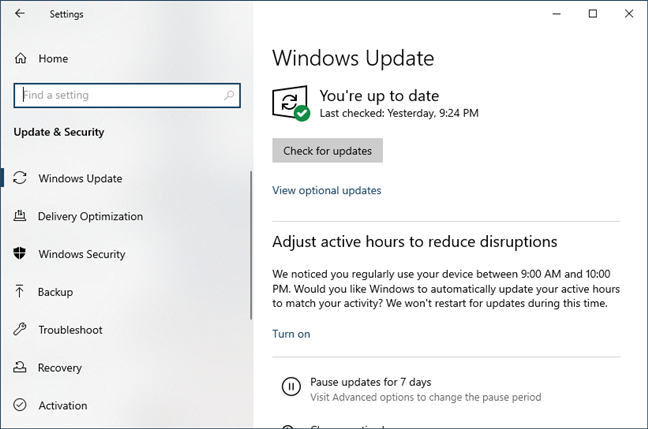 De mogelijkheid om Windows Updates te stoppen is niet meer aanwezig in Windows 10