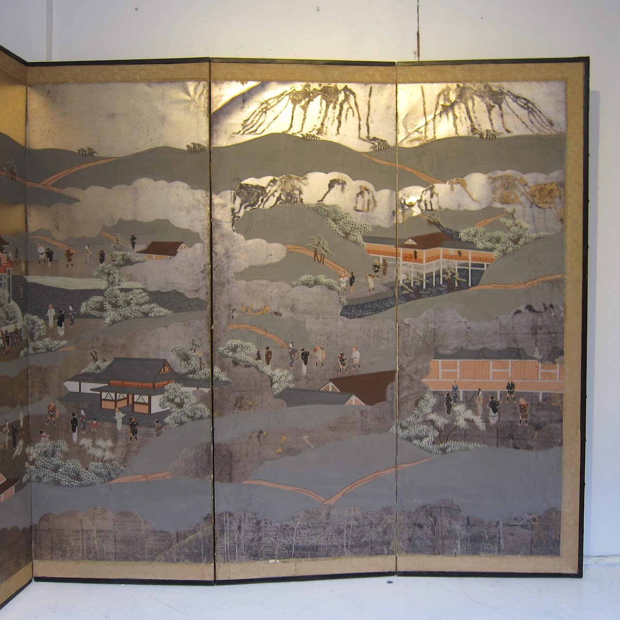 Hand-Painted Folding Screen