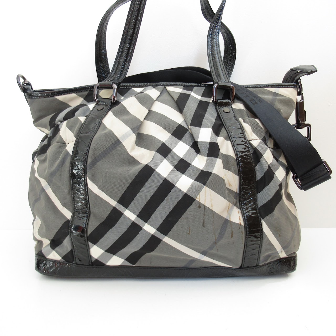 Burberry Tartan Tote Bag