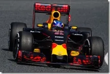 Max Verstappen nei test di Barcellona 2016