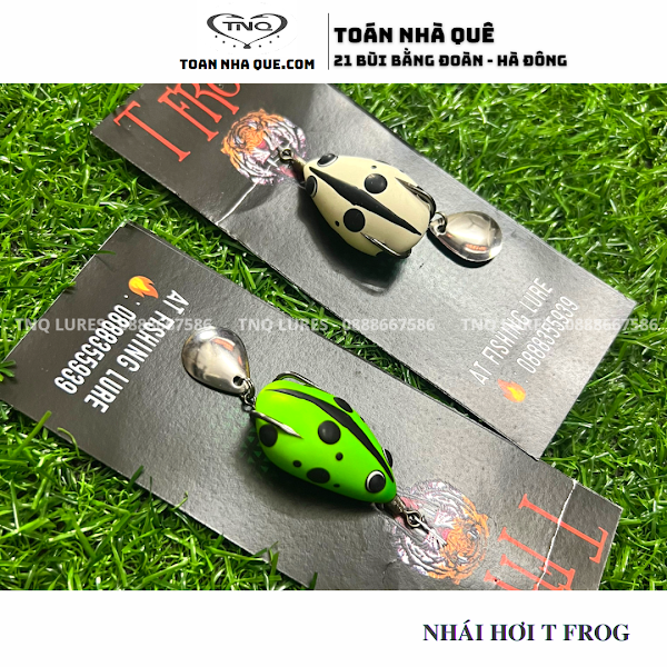 Nhái hơi câu lure T FROG 4cm - 7.5g TNQ LURES - Toán nhà quê