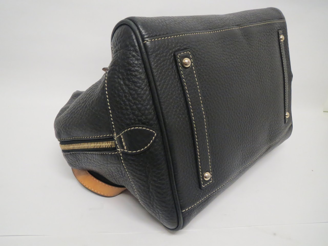 Dooney & Bourke Black Pebbled Leather Shoulder Bag