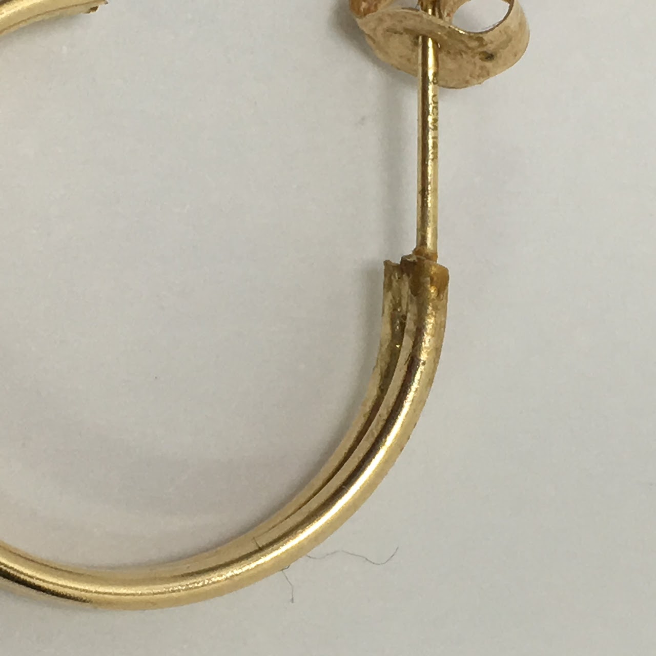 14 K Gold Hoop Earrings