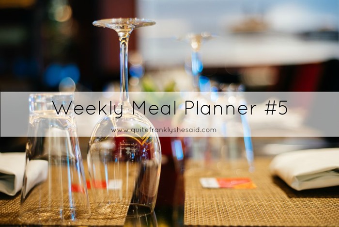 weekly meal planner 5
