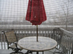 My camera focused on the screen door - cool! My camera focused on the screen door - cool!