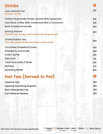 Qinling menu 