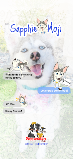 Screenshot SapphieMoji - Sapphie Pomsky