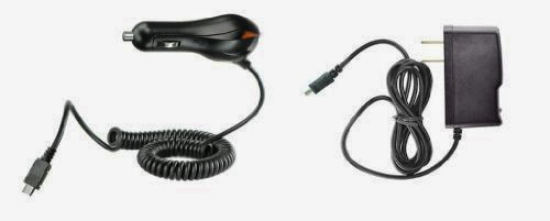  Motorola DROID 4 (Verizon) Premium Combo Pack - Wall Charger + Car Charger + Atom LED Keychain Light