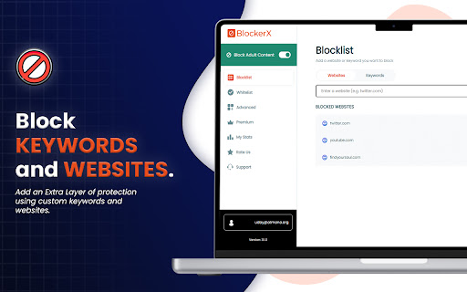 Porn / Adult Blocker, Block Sites - BlockerX