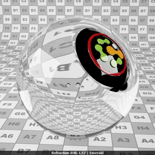 V-Ray Material Guide: การกำหนดค่า Refraction IOR ของวัตถุรูปแบบต่างๆ Refract_type_08