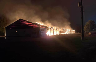 Ellis Park race track security finds horse barn on fire, helps rescue horses