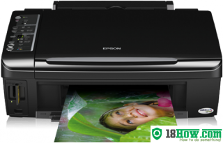 How to reset flashing lights for Epson SX205 printer