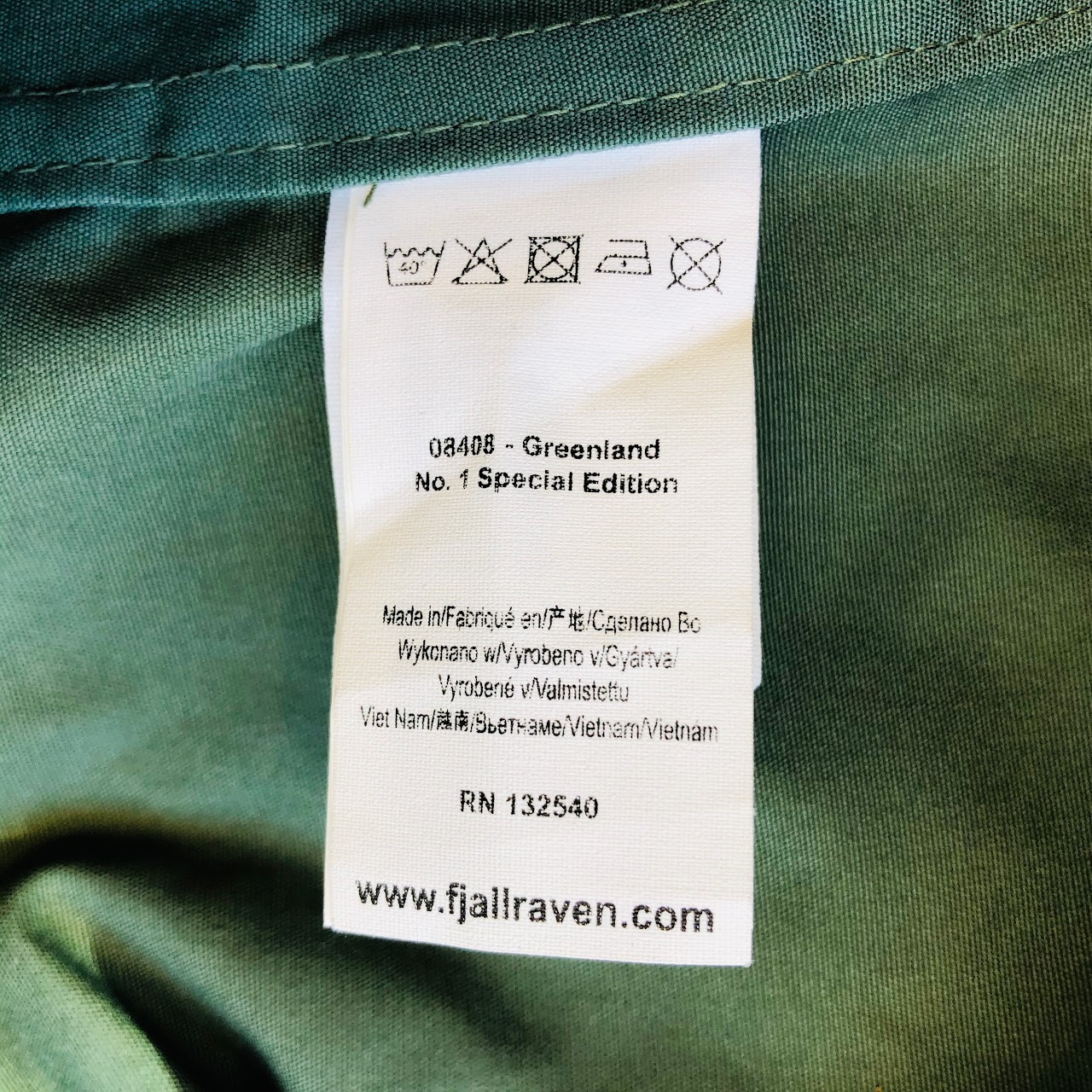 Fjallraven Special Edition Greenland Jacket No.1