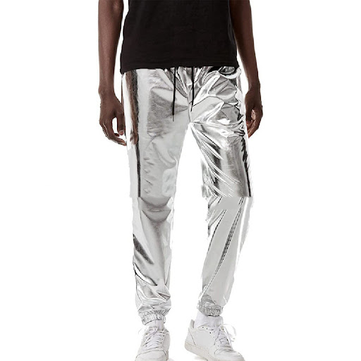 Title 3, New Fashion Metallic Jogging Pants, Stylish and...