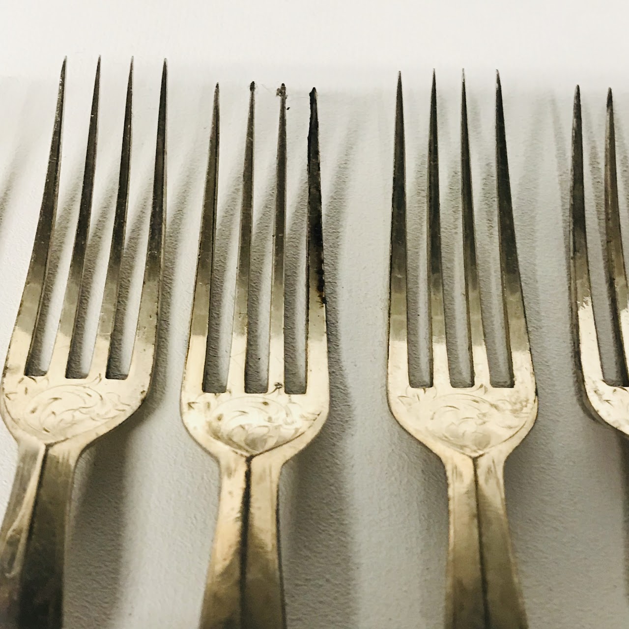 24 Piece Silver Flatware Lot in Flame Mahogany Box