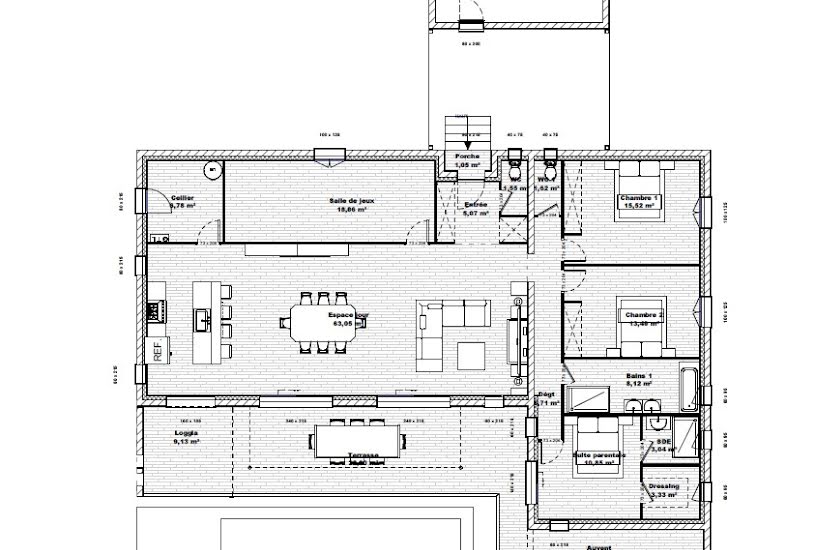  Vente Terrain + Maison - Terrain : 984m² - Maison : 157m² à Charols (26450) 