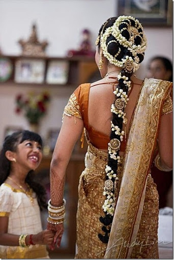 WeddingSutra - Gorgeous South Indian Wedding Hairstyles. Find out how brides  decorate their long plait with beautifully patterned flowers, beads, gold  and more. http://weddingsutra.com/blog/index.php/2015/05/18/floral- hairstyles-from-the-south-of-india ...