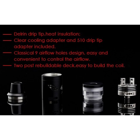 mutation x v4s1 1%25255B5%25255D - 【RDA】9つのエアフローを持ったUnicig Indulgence Mutation X V4S RDA Tank新登場