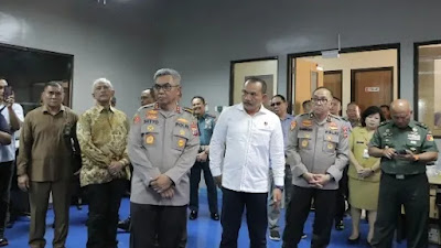 Kapolda Resmikan Gedung Bidlabfor Polda Sulut