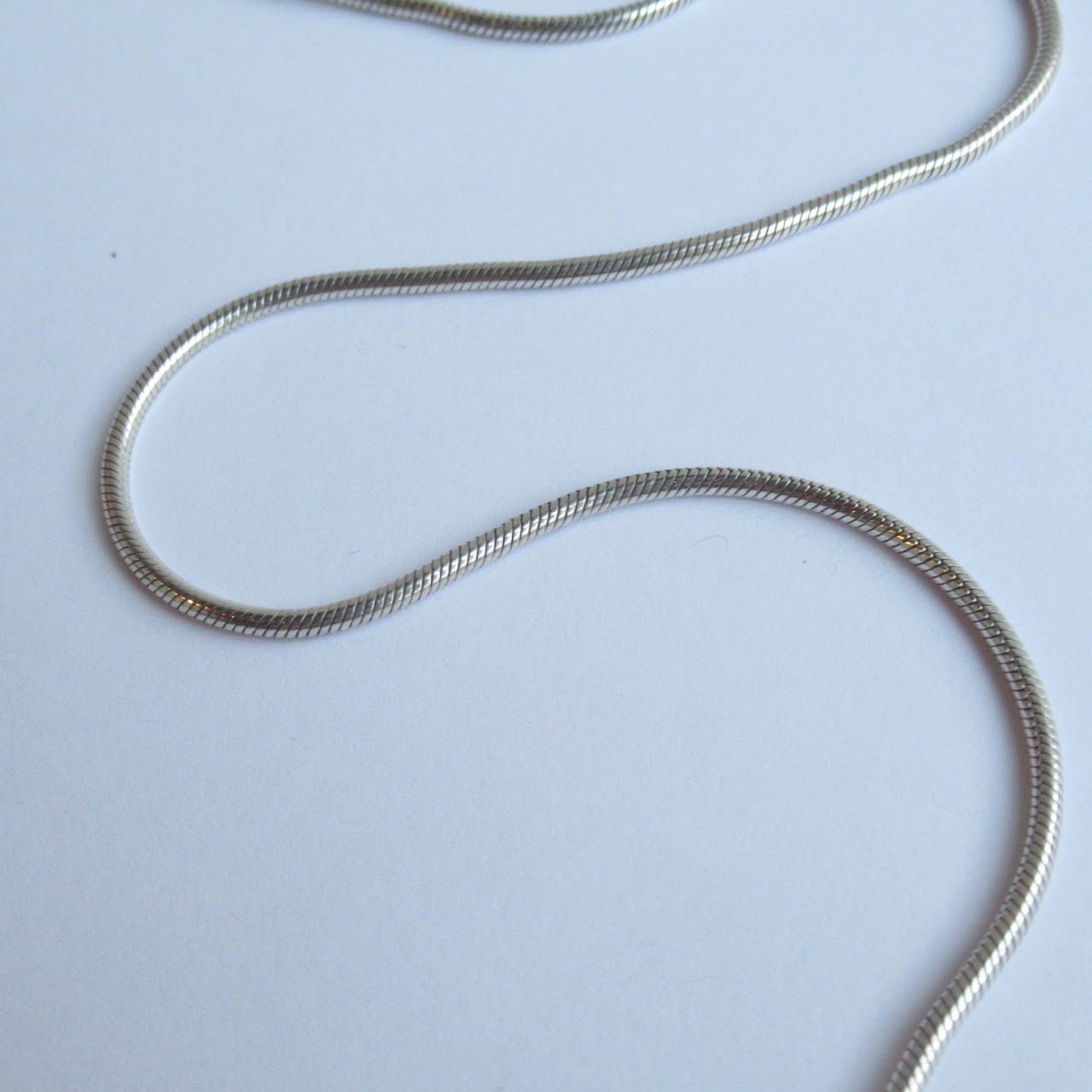 Sterling Silver Snake Chain Necklace