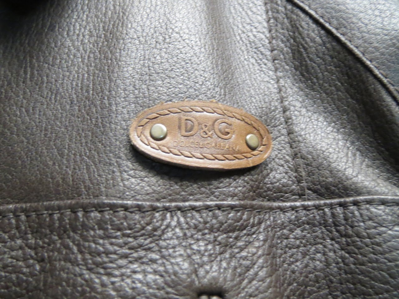 Dolce & Gabbana Leather Jacket