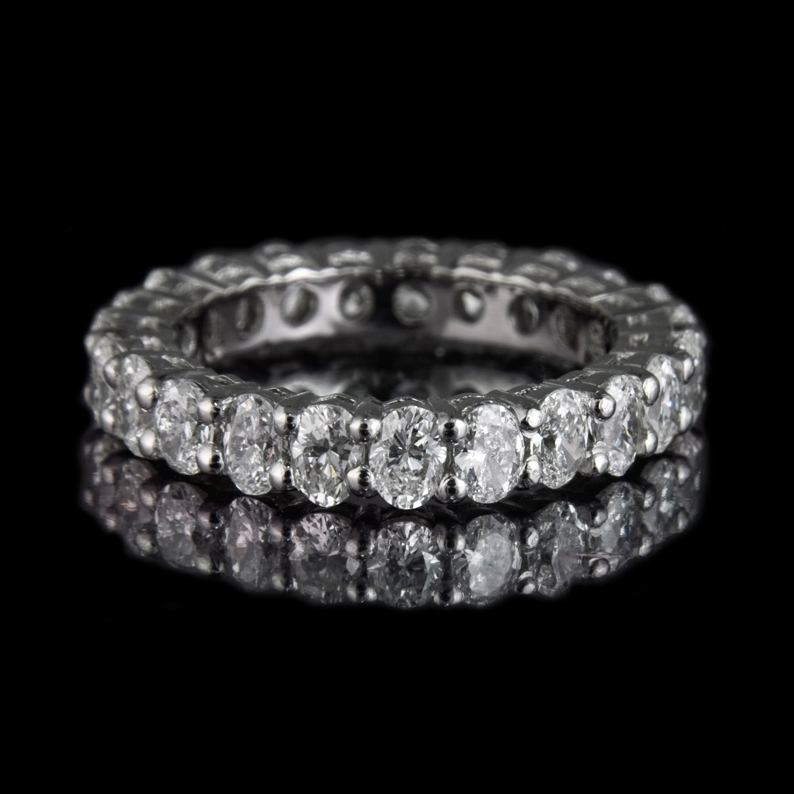 Jeweller in London Oval Diamond Eternity Ring