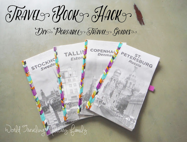 Travel Book Hack - DIY Portable Travel Guides - World Traveling Military  Family