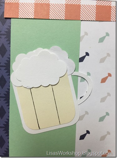 CM Father's Day Blog HOP - Punch Art Burger and Beer by Lisa's Workshop