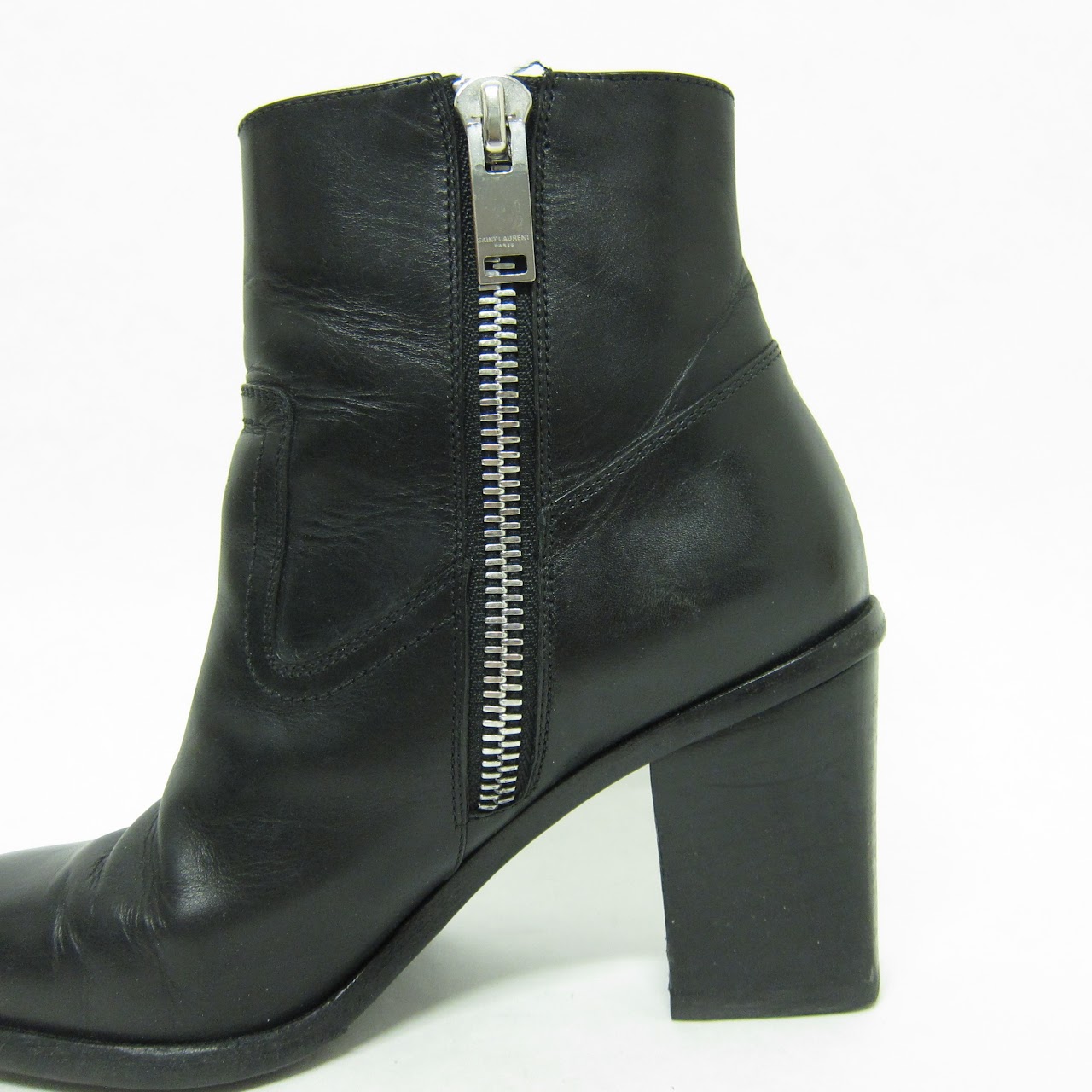 Saint Laurent Leather Booties