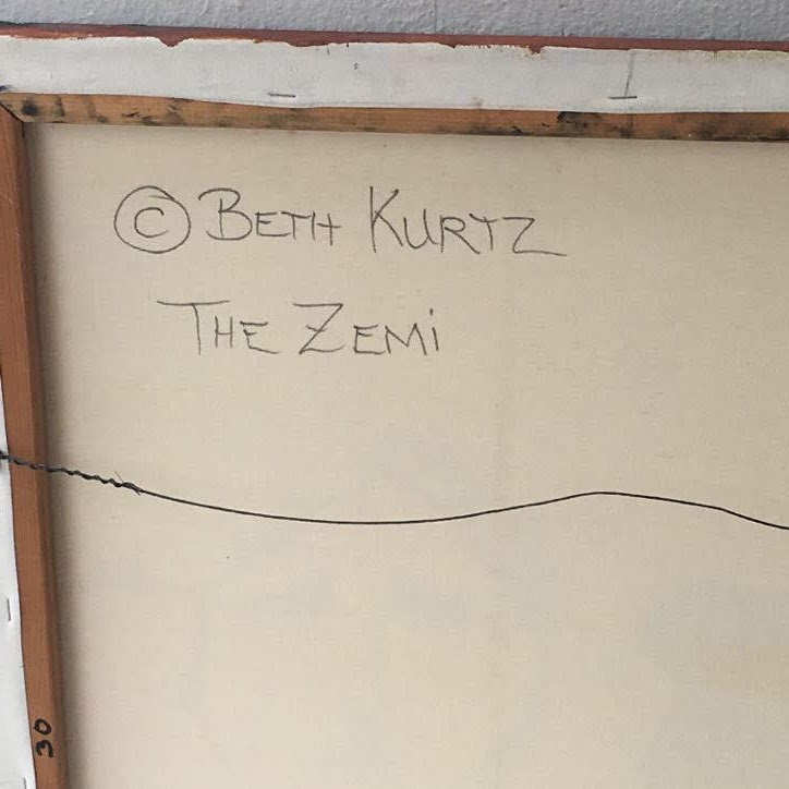 Beth Kurtz 'The Zemi' Painting