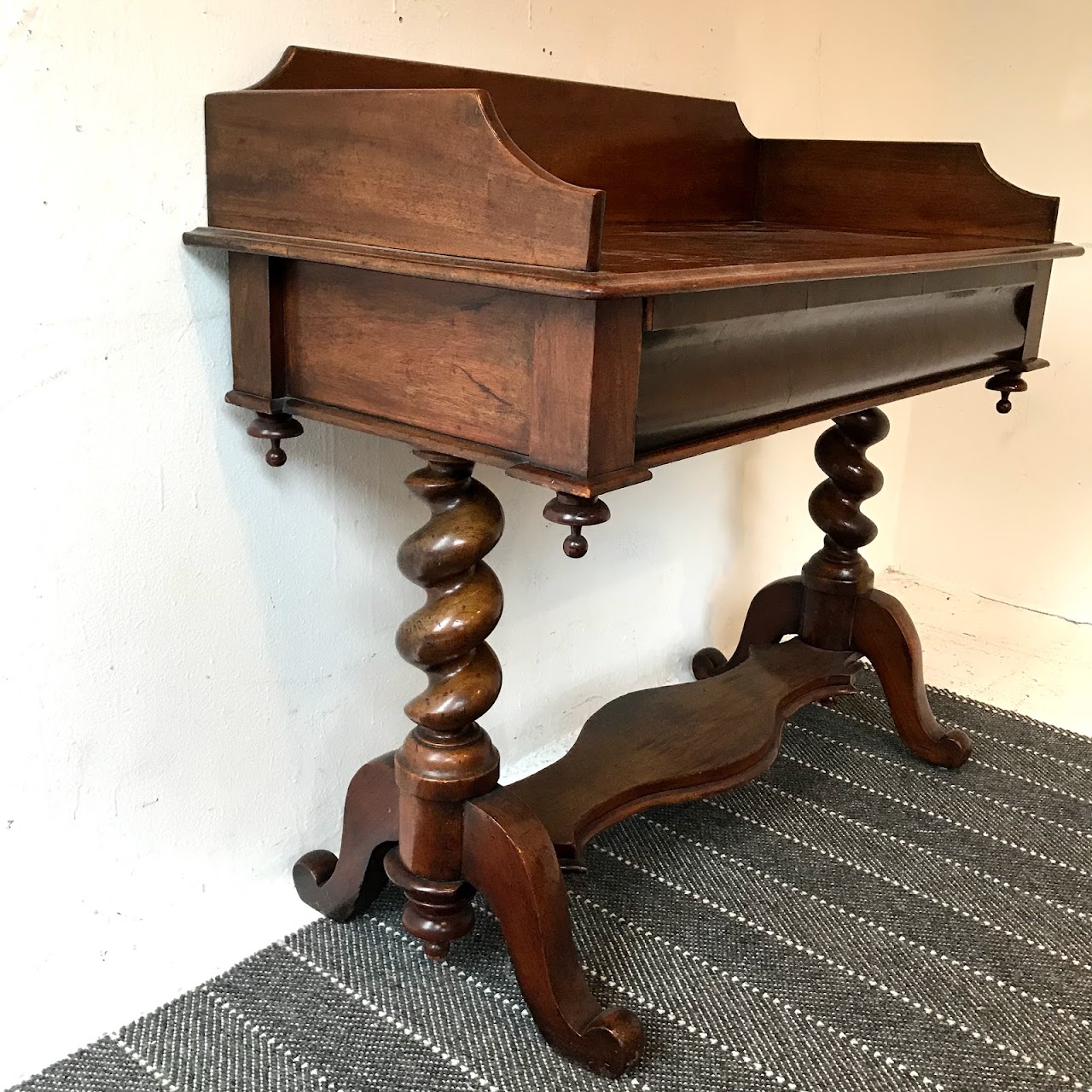 Mahogany Barley Twist Desk