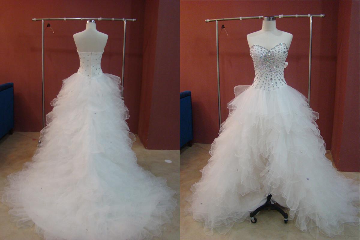 White Wedding Bridal Dress