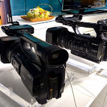 giant HD cameras by SONY - hardcore equipment in Ginza, Japan 