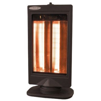  Soleus Air HR3-08-21, Oscillating Reflective Heater, Black