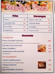 Goody's Pizza menu 3