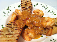 1st Place - Classic Cajun BBQ Shrimp Joel Gesiakowski, Inn at Hawkshead 2012 Stanz Belgian Style Mustard Recipe Contest, 9/26/12 Photo courtesy of South Bend Foodies.  www.southbendfoodies.com