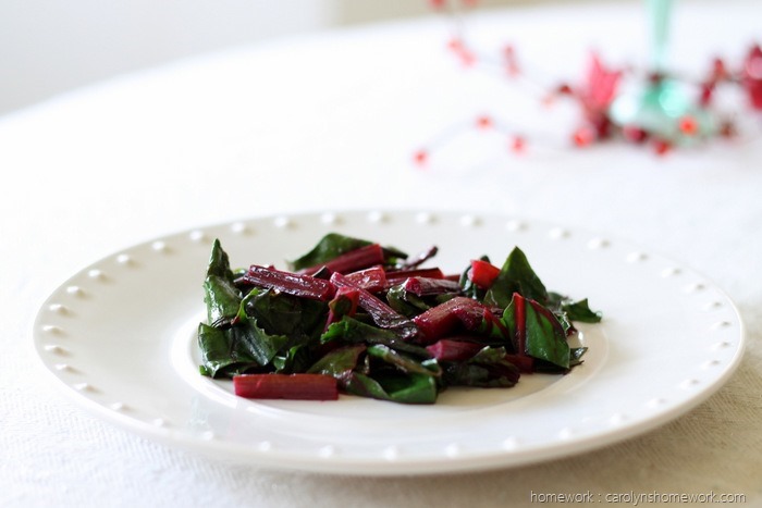 Sauteed Beet Greens via homework (3)