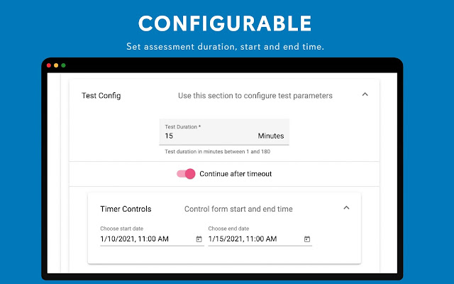 Screenshot of Form Timer