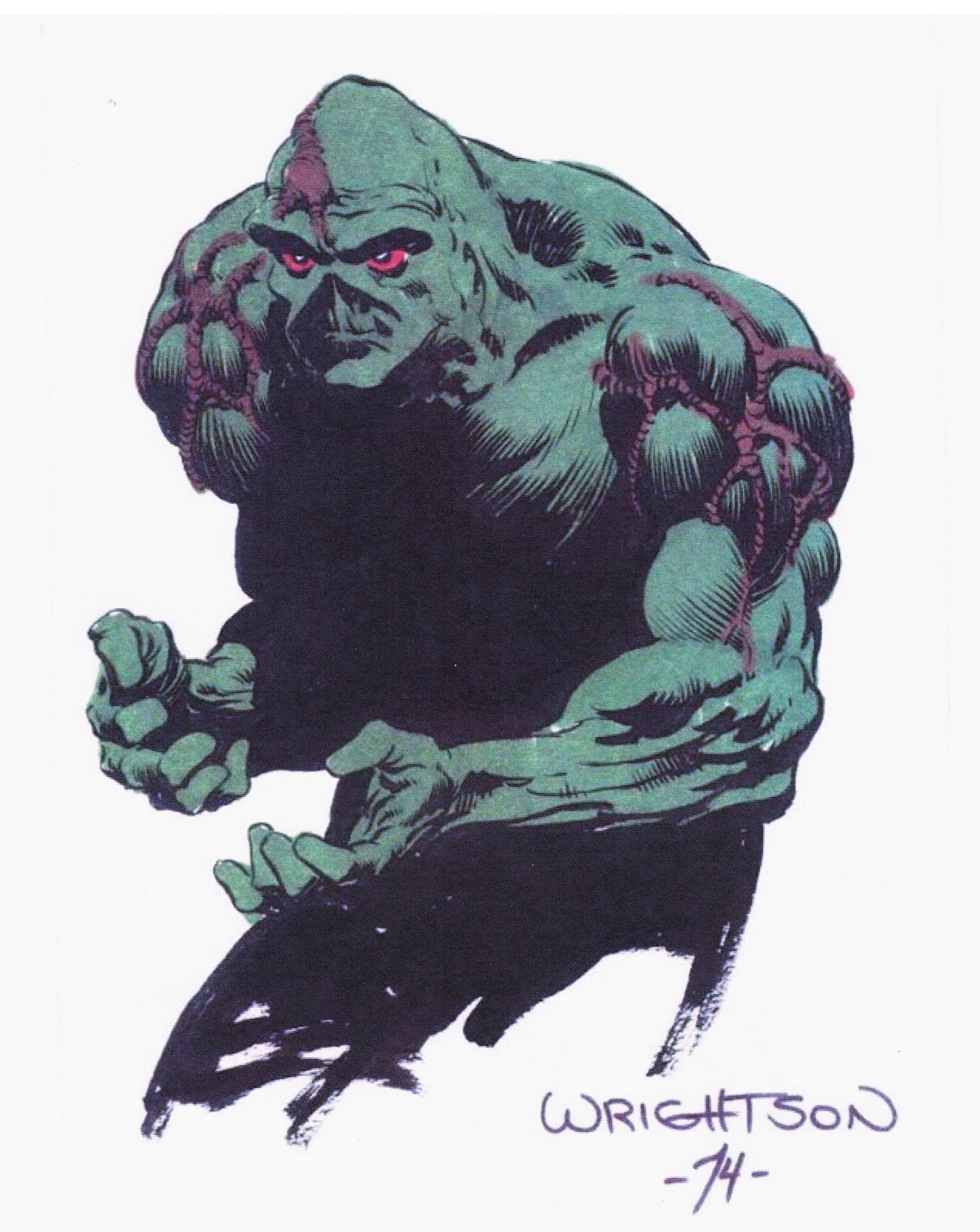 Cap N S Comics Some Swamp Things By Berni Wrightson