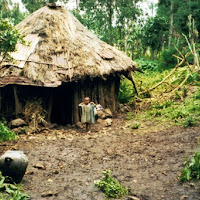 Una capanna di povertà di 