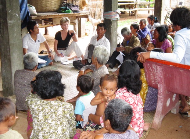 Gabrielle Yetter, interviewing for Moving to Cambodia book