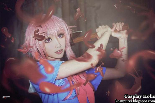 future diary cosplay - gasai yuno